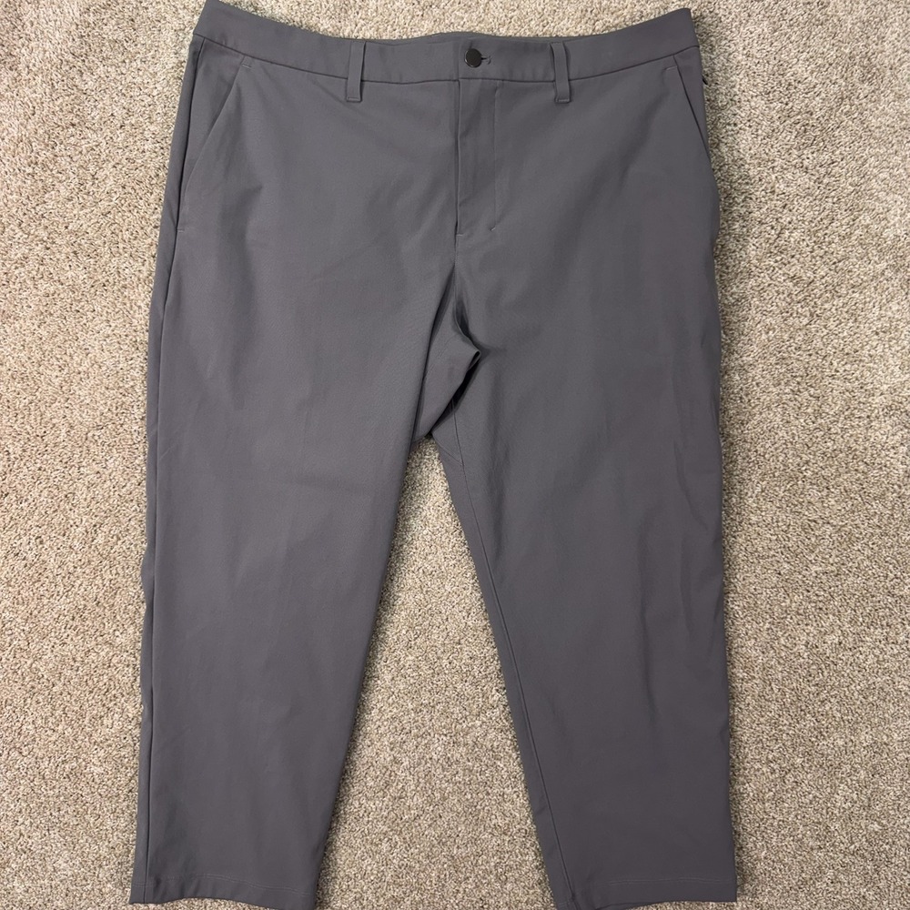 Lululemon Pants Mens 38 Commission Pant Classic Asphalt Grey Stretch EUC